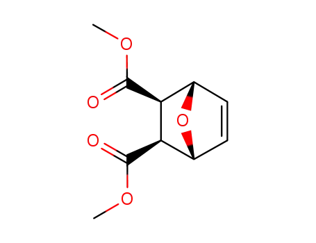 Molecular Structure of 1984-43-6 (dimethyl (1R,2S,3R,4S)-7-oxabicyclo[2.2.1]hept-5-ene-2,3-dicarboxylate)