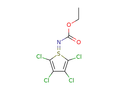 Molecular Structure of 90454-50-5 (N-ethoxycarbonyl-(2,3,4,5-tetrachloro-1-thiophenio)amide)