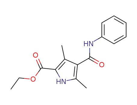 ethyl 4-(phenylcarbamoyl)-3,5-dimethyl-1H-pyrrole-2-carboxylate