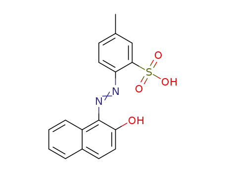 Molecular Structure of 37498-62-7 (2-[(2-hydroxy-1-naphthyl)azo]-5-methylbenzenesulphonic acid)