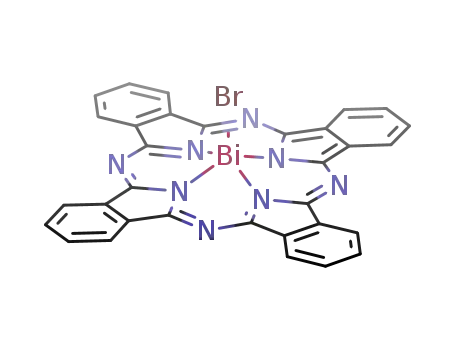 Molecular Structure of 154724-25-1 (bromo(phthalocyaninato)bismuth(III))