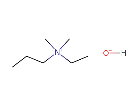 Molecular Structure of 81137-60-2 (ethyl-dimethyl-propyl-ammonium; hydroxide)