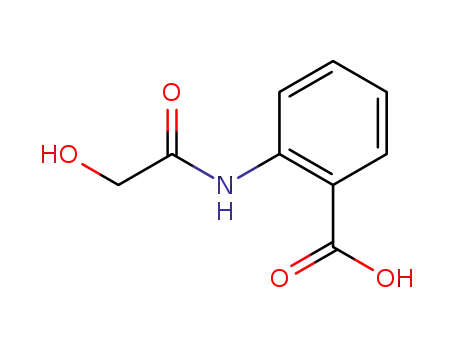 Molecular Structure of 52589-82-9 (N-(hydroxyacetyl)anthranilic acid)