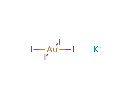 Aurate(1-), tetraiodo-, potassium (1:1), (SP-4-1)-