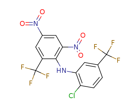 Benzenamine,N-[2-chloro-5-(trifluoromethyl)phenyl]-2,4-dinitro-6-(trifluoromethyl)-