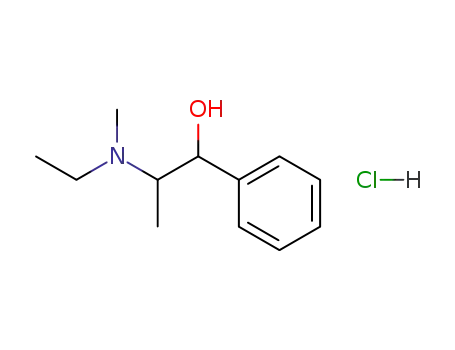 Molecular Structure of 5591-29-7 (etafedrine hydrochloride)