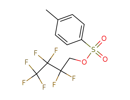 Molecular Structure of 312-66-3 (2,2,3,3,4,4,4-HEPTAFLUOROBUTYL P-TOLUENESULFONATE)