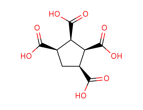 Molecular Structure of 3786-91-2 (1,2,3,4-CYCLOPENTANETETRACARBOXYLIC ACID)