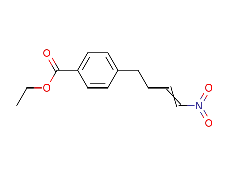 Molecular Structure of 229470-21-7 (4-((E)-4-Nitro-but-3-enyl)-benzoic acid ethyl ester)
