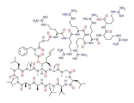 Molecular Structure of 324077-04-5 (C<sub>117</sub>H<sub>209</sub>N<sub>41</sub>O<sub>23</sub>)