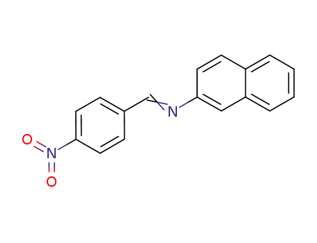 Molecular Structure of 898-03-3 (2-Naphthalenamine, N-[(4-nitrophenyl)methylene]-)