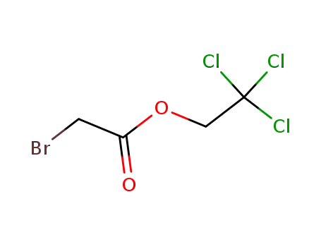 Molecular Structure of 55110-70-8 (Acetate, 2-bromo-,2,2,2-trichloroethyl ester)