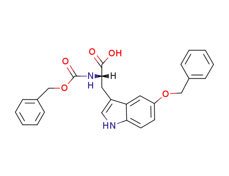 Molecular Structure of 3520-59-0 (L-N-benzyloxycarbonyl-5-benzyloxytryptophan)