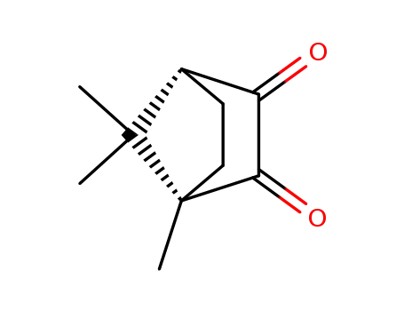 Molecular Structure of 2767-84-2 ((1S)-(+)-Camphorquinone)