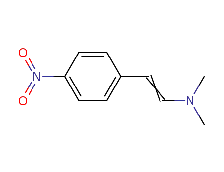 Molecular Structure of 20973-68-6 (Ethenamine, N,N-dimethyl-2-(4-nitrophenyl)-)