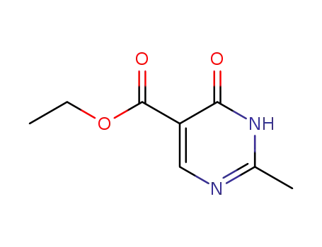 Molecular Structure of 53135-24-3 (4-HYDROXY-2-METHYL-PYRIMIDINE-5-CARBOXYLIC ACID ETHYL ESTER)
