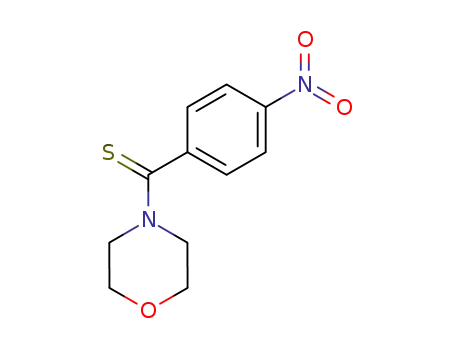 Molecular Structure of 50903-04-3 (Morpholine, 4-[(4-nitrophenyl)thioxomethyl]-)