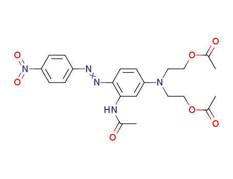 Molecular Structure of 1533-74-0 (2,2'-[[3-acetamido-4-[(4-nitrophenyl)azo]phenyl]imino]diethyl diacetate)