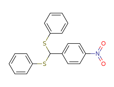 Benzene,1-[bis(phenylthio)methyl]-4-nitro-