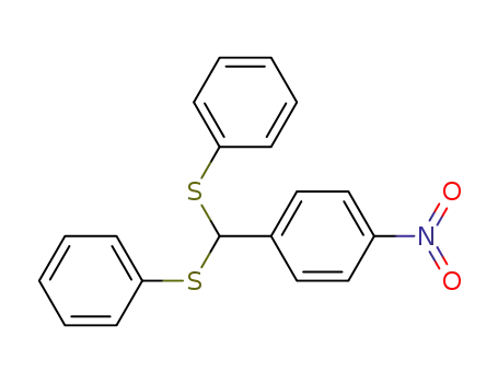 Molecular Structure of 23837-16-3 (1-[bis(phenylsulfanyl)methyl]-4-nitrobenzene)