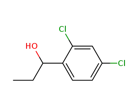 Molecular Structure of 53066-02-7 (1-(2,4-dichlorophenyl)propan-1-ol)