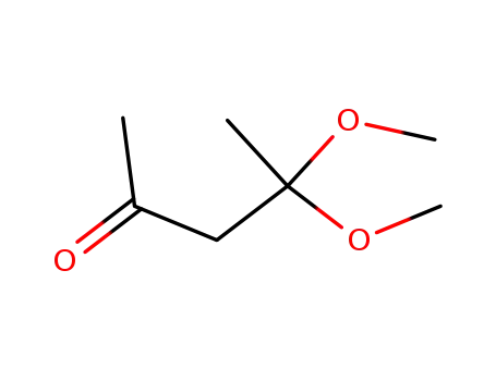Molecular Structure of 56422-92-5 (2-Pentanone, 4,4-dimethoxy-)