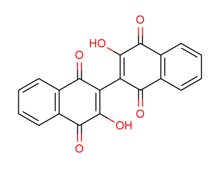[2,2'-Binaphthalene]-1,1',4,4'-tetrone,3,3'-dihydroxy-