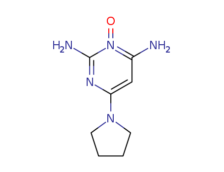 55921-65-8,PYRROLIDINYL DIAMINOPYRIMIDINE OXIDE,2,4-Diamino-6-pyrrolidinopyrimidine3-oxide;6-(1-Pyrrolidinyl)-2,4-pyrimidinediamine 3-oxide;Pyrrolidinyl diaminopyrimidine oxide;