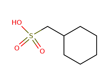Molecular Structure of 4352-27-6 (cyclohexylmethanesulfonic acid)
