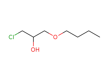 Molecular Structure of 16224-33-2 (1-Butoxy-3-chloro-2-propanol)