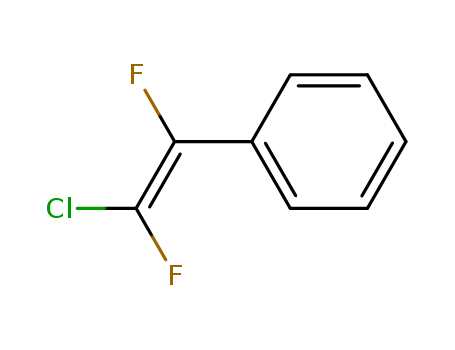 Molecular Structure of 10575-55-0 (Benzene, [(1Z)-2-chloro-1,2-difluoroethenyl]-)