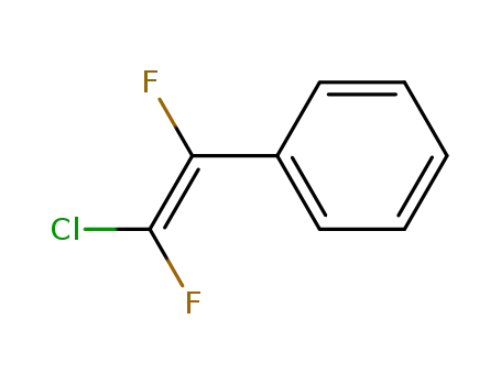 Molecular Structure of 10575-55-0 (Benzene, [(1Z)-2-chloro-1,2-difluoroethenyl]-)