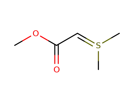 Molecular Structure of 103548-67-0 ((Dimethylsulfuranyliden)essigsaeure-methylester)