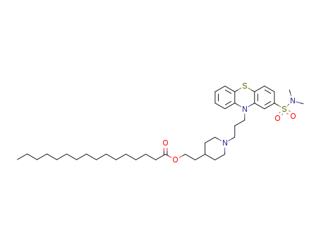 Hexadecanoic acid,2-[1-[3-[2-[(dimethylamino)sulfonyl]-10H-phenothiazin-10-yl]propyl]-4-piperidinyl]ethylester