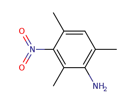 Molecular Structure of 1521-60-4 (3-Nitromesidine)