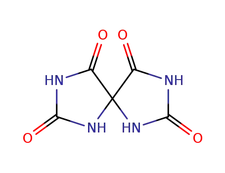 Molecular Structure of 6541-63-5 (1,3,6,8-Tetraazaspiro[4.4]nonane-2,4,7,9-tetrone)
