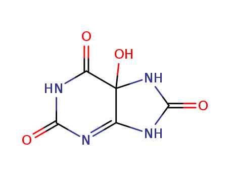1H-Purine-2,6,8(3H)-trione,5,7-dihydro-5-hydroxy- cas  6960-30-1