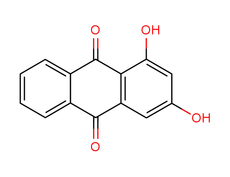 Molecular Structure of 518-83-2 (1,3-DIHYDROXYANTHRAQUINONE)