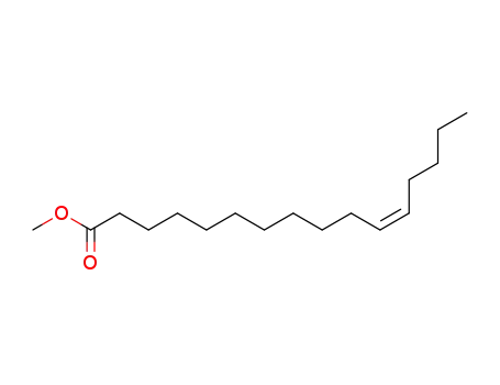 Molecular Structure of 822-05-9 ((11Z)-hexadecenoic acid methyl ester)