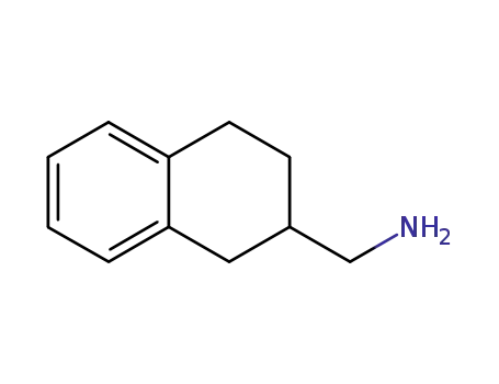 Molecular Structure of 129280-17-7 (C-(1,2,3,4-TETRAHYDRO-NAPHTHALEN-2-YL)-METHYLAMINE)