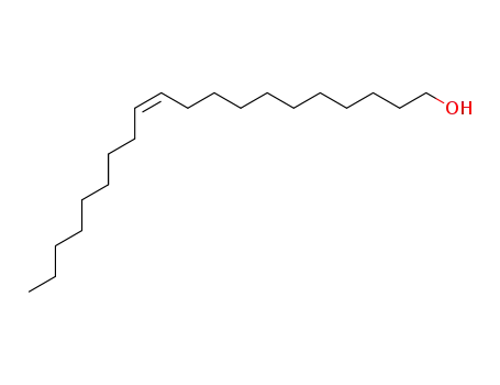 Molecular Structure of 62442-62-0 (11-EICOSENOL)