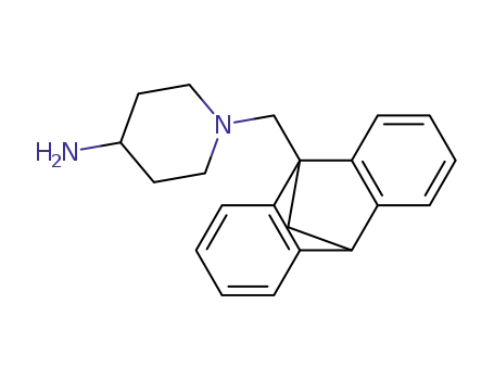 Molecular Structure of 149605-42-5 (4-amino-1-[9,10-dihydro-9,10-methanoanthracen-9-ylmethyl]piperidine)