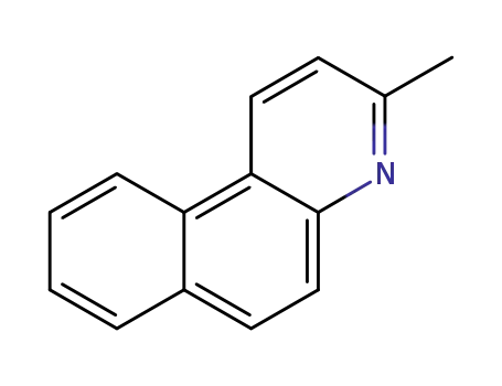 Molecular Structure of 85-06-3 (3-METHYLBENZO-5,6-QUINOLINE)