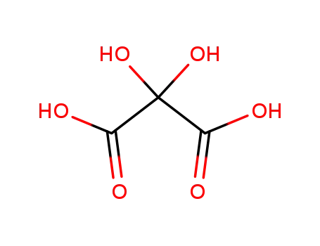 Molecular Structure of 560-27-0 (KETOMALONIC ACID MONOHYDRATE)