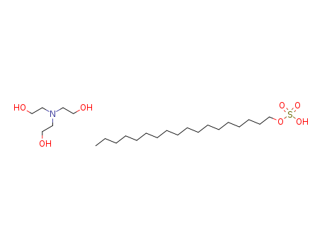 Sulfuric acid, monooctadecyl ester, compd. with 2,2,2-nitrilotris(ethanol) (1:1)