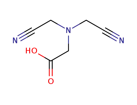 Molecular Structure of 31611-66-2 (Ν,Ν-biscyanomethyl glycine)