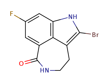 2-bromo-8-fluoro-4,5-dihydro-1H-azepino[5,4,3-cd]indol-6(3H)-one