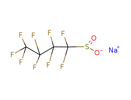 Molecular Structure of 102061-82-5 (sodium 1,1,2,2,3,3,4,4,4-nonafluorobutane-1-sulfinate)