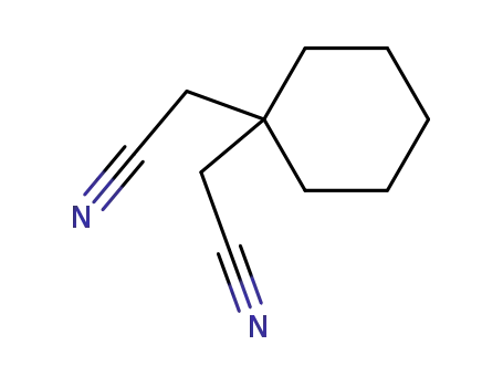 Molecular Structure of 4355-34-4 (Cyclohexan-1.1-diacetonitril)