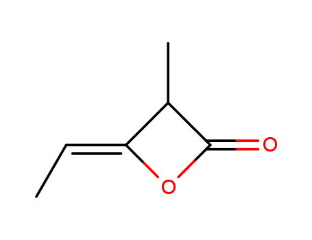 Molecular Structure of 5659-14-3 (2-Oxetanone, 4-ethylidene-3-methyl-)